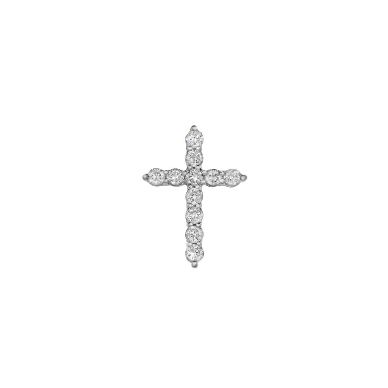 Nazerath 10K Rose Gold Cross Diamond Pendant - 0.33 Ctw