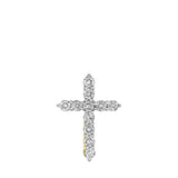 Heavenly Cross Diamond Pendant in 10K Yellow Gold