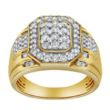 Hexonic Premium Diamond 1.5 (ct. wt.) 14K Yellow Gold Ring