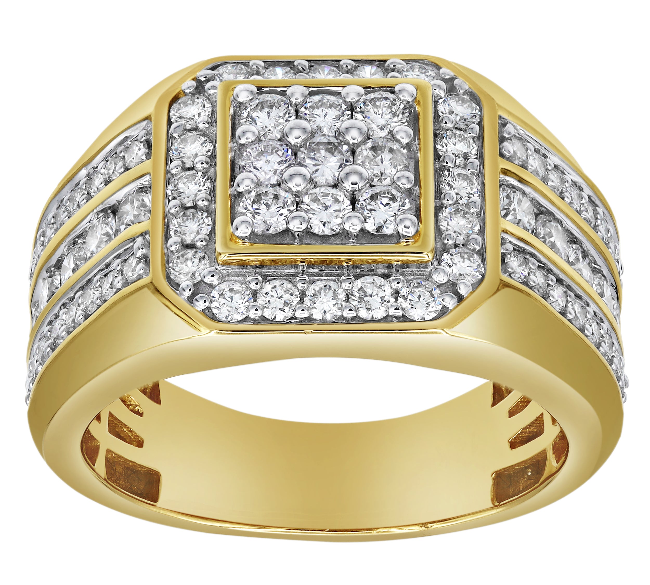 Hexonic Deluxe Diamond 1.74 (ct. wt.) 14K Yellow Gold Ring