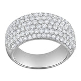 Majesté 14K White Gold Diamond Ring – 1.80 Ct