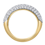 Majesté 2.00 Ct 10K Yellow Gold Diamond Ring