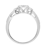 Solvienne 0.25 Ct 10K White Gold Diamond Ring