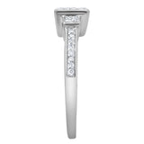 Solvienne 0.25 Ct 10K White Gold Diamond Ring