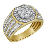 Hex Rose Diamond 1.74 (ct. wt.) 14K Yellow Gold Ring