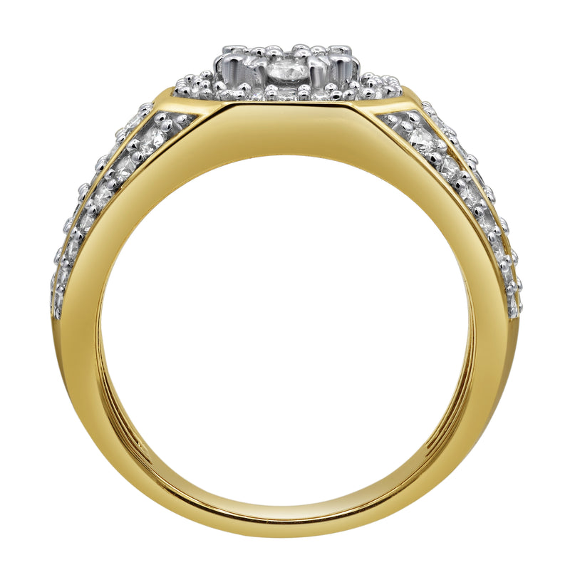 Hex Rose Diamond 1.74 (ct. wt.) 14K Yellow Gold Ring