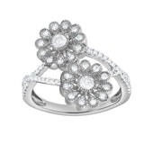 Petals of Promise 0.50 Ct 10K White Gold Diamond Ring