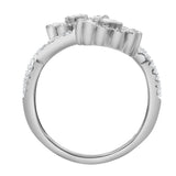 Petals of Promise 0.50 Ct 10K White Gold Diamond Ring
