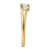 Trilove 14K Yellow Gold Diamond Ring – 0.25 Ct