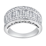 Illumina 10K White Gold Diamond Band – 1.25 Ct