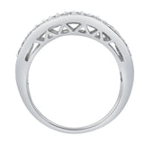 Illumina 10K White Gold Diamond Band – 1.25 Ct