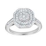 Vionne 0.50 Ct 10K White Gold Diamond Ring