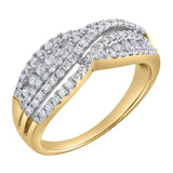Aluryn 0.65 Ct 10K Yellow Gold Diamond Ring