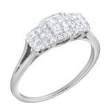 Varenne 0.35 Ct 10K White Gold Diamond Ring