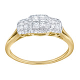 Varenne 0.35 Ct 10K Yellow Gold Diamond Ring