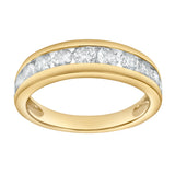 Eterna 14K Yellow Gold Diamond Band – 1.00 Ct