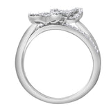 Elarisse Flutter 14K White Gold Diamond Ring – 0.3 Ct
