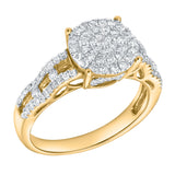 Oralune 0.5 Ct 14K Yellow Gold Diamond Ring