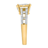 Oralune 0.5 Ct 14K Yellow Gold Diamond Ring
