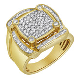 Ice Hurricane Diamond 1.25 (ct. wt.) 14K Yellow Gold Ring