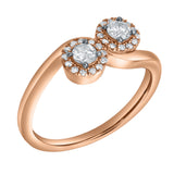 Rosalita 0.5 Ct 14K Rose Gold Diamond Ring