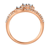 Adoréa 0.7 Ct 14K Rose Gold Diamond Ring