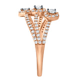 Adoréa 0.7 Ct 14K Rose Gold Diamond Ring