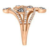 Miravyn 0.60 Ct 14K Rose Gold Diamond Heart Ring