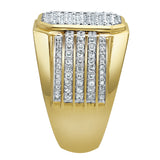 HexWall Diamond 1.3 (ct. wt.) 14K Yellow Gold Ring