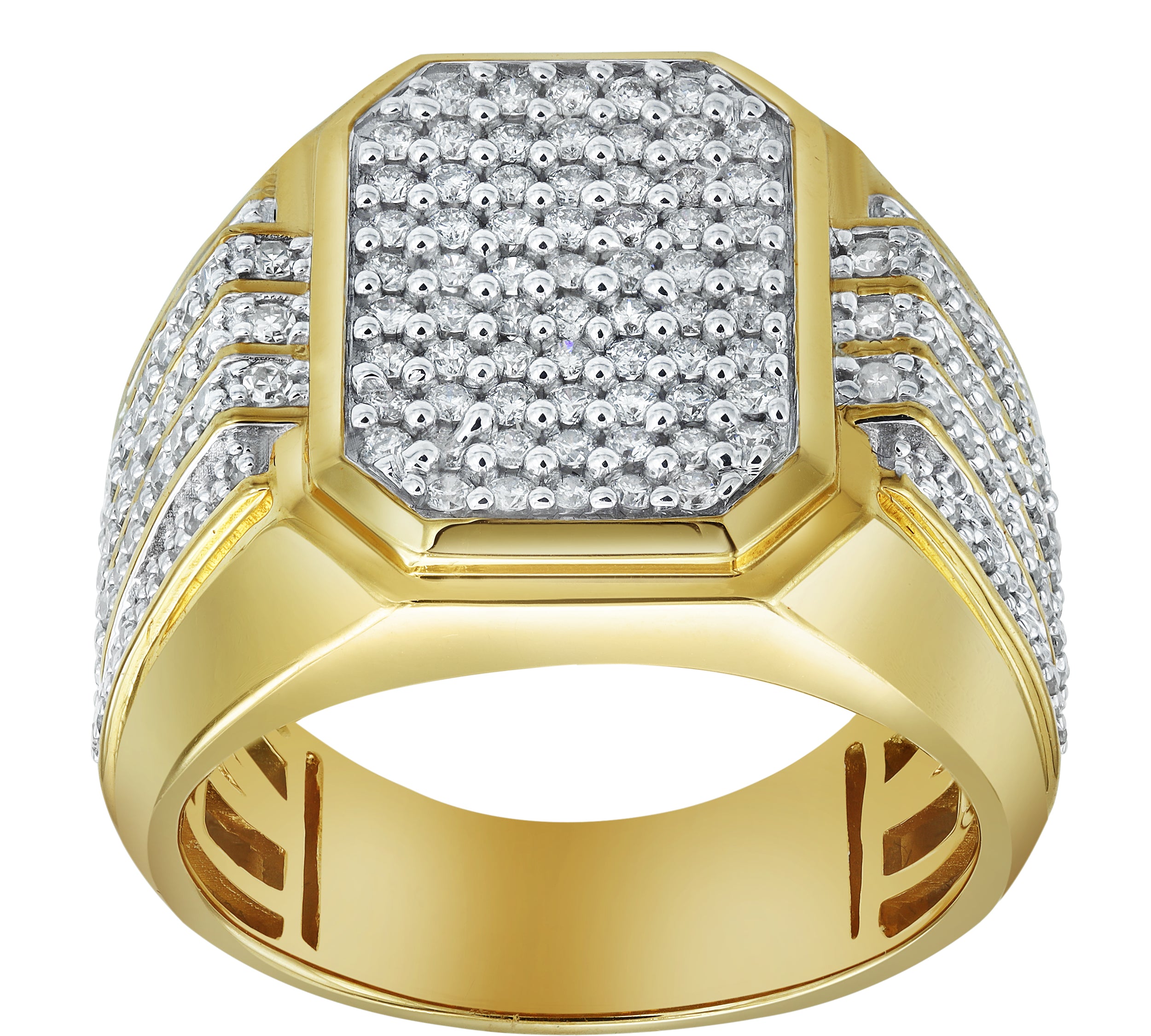 HexWall Diamond 1.3 (ct. wt.) 14K Yellow Gold Ring