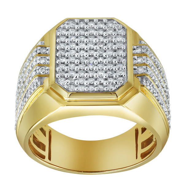 HexWall Diamond 1.3 (ct. wt.) 14K Yellow Gold Ring