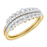 Serena 0.55 Ct 14K Yellow Gold Diamond Duo Ring Set