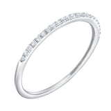 Eternelle 14K White Gold Diamond Band - 0.1 Ct