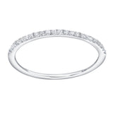 Eternelle 14K White Gold Diamond Band - 0.1 Ct