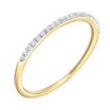 Eternelle 14K Yellow Gold Diamond Band - 0.1 Ct