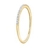 Eternelle 14K Yellow Gold Diamond Band - 0.1 Ct