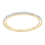 Eternelle 14K Yellow Gold Diamond Band - 0.1 Ct
