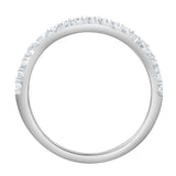 Lunessa 14K White Gold Diamond Eternity Band – 0.2 Ct
