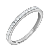 Veyora 14K White Gold Diamond Band - 0.1 Ct
