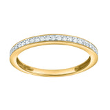 Veyora 14K Yellow Gold Diamond Band - 0.1 Ct