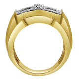 Banner of Bling Diamond 1.24 (ct. wt.) 14K Yellow Gold Ring