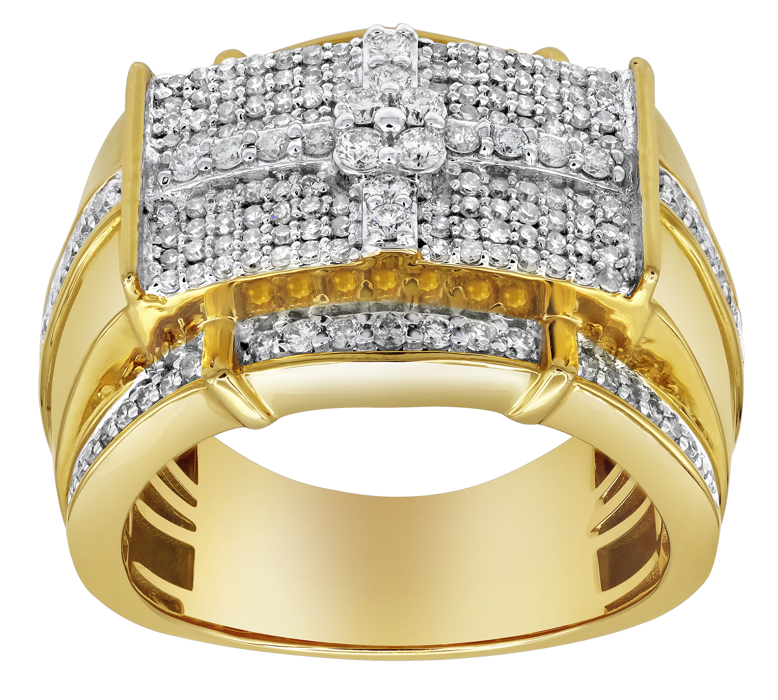 Banner of Bling Diamond 1.24 (ct. wt.) 14K Yellow Gold Ring