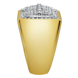 Hip Hop Headlight Diamond 3.24 (ct. wt.) 14K Yellow Gold Ring
