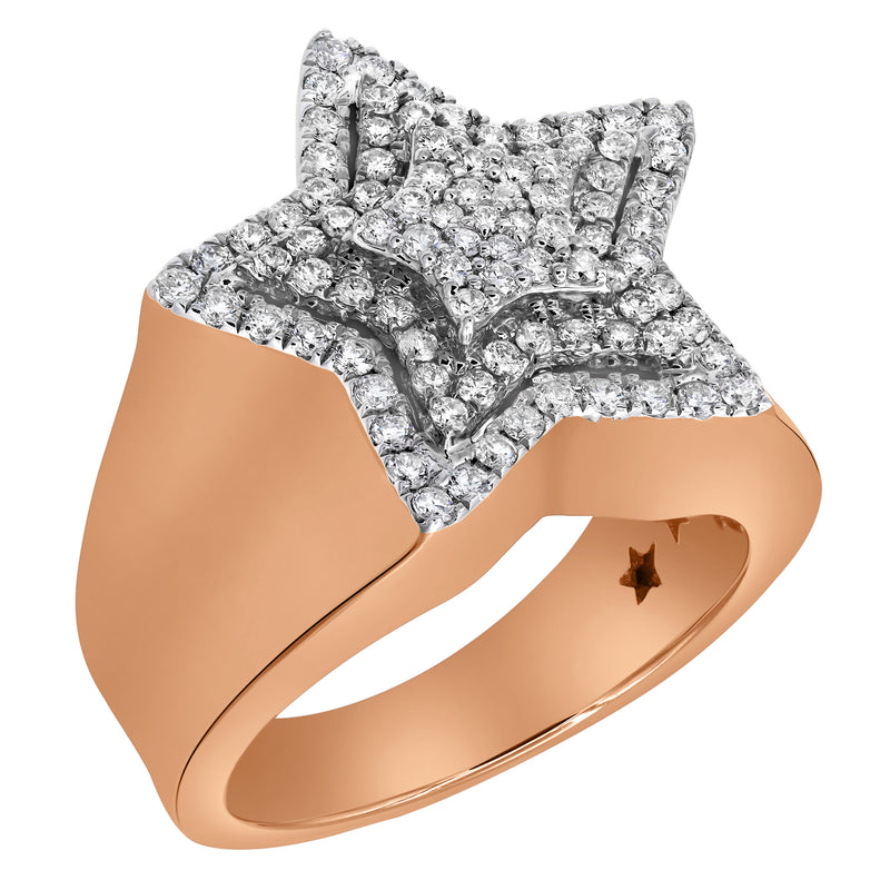 SuperStar Rose Diamond 0.97 (ct. wt.) 14K Two-Tone Rose & White Gold Ring