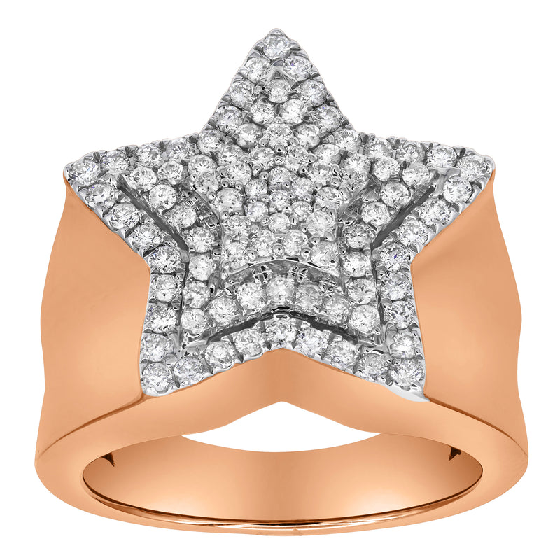 SuperStar Rose Diamond 0.97 (ct. wt.) 14K Two-Tone Rose & White Gold Ring