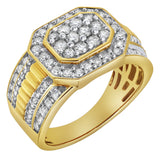 Hexonic Diamond 1.5 (ct. wt.) 14K Yellow Gold Ring
