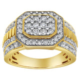 Hexonic Diamond 1.5 (ct. wt.) 14K Yellow Gold Ring