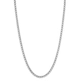 LMJ 14K White Gold Diamond Tennis Chain - 4.5 Carats