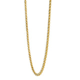 LMJ 14K Yellow Gold Diamond Tennis Chain - 5.94 Carats