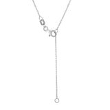 Oryssa 14K White Gold Lab Grown Diamond Necklace – 0.75 Ct